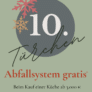 10.Adventstürchen. Abfallsystem Gratis beim kauf einer Küche ab einem Wert von 3000€