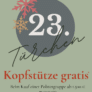 Kopfstütze gratis. Beim Kauf einer Polstergruppe ab einem Wert von 1500€