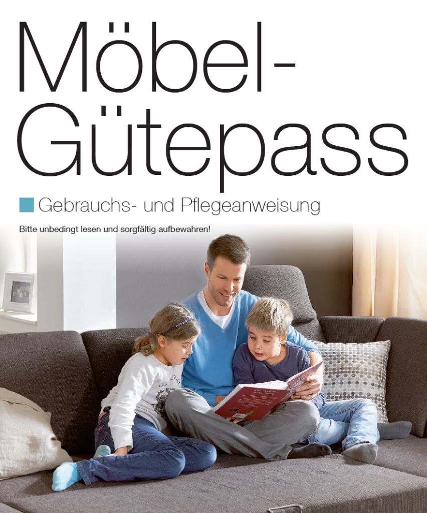 Hier findest Du den Gütepass für Möbel