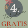 Festlich gestaltete Grafik mit einer großen Weihnachtskugel, beschriftet mit „4. Türchen“. Darunter steht „GRATIS* DEKO-Artikel“ als Hinweis auf ein kostenloses Deko-Geschenk, ergänzt durch „*nur solange der Vorrat reicht“. Das Angebot gilt ausschließlich bei Möbel Homann in Braunschweig – nur vor Ort erhältlich.