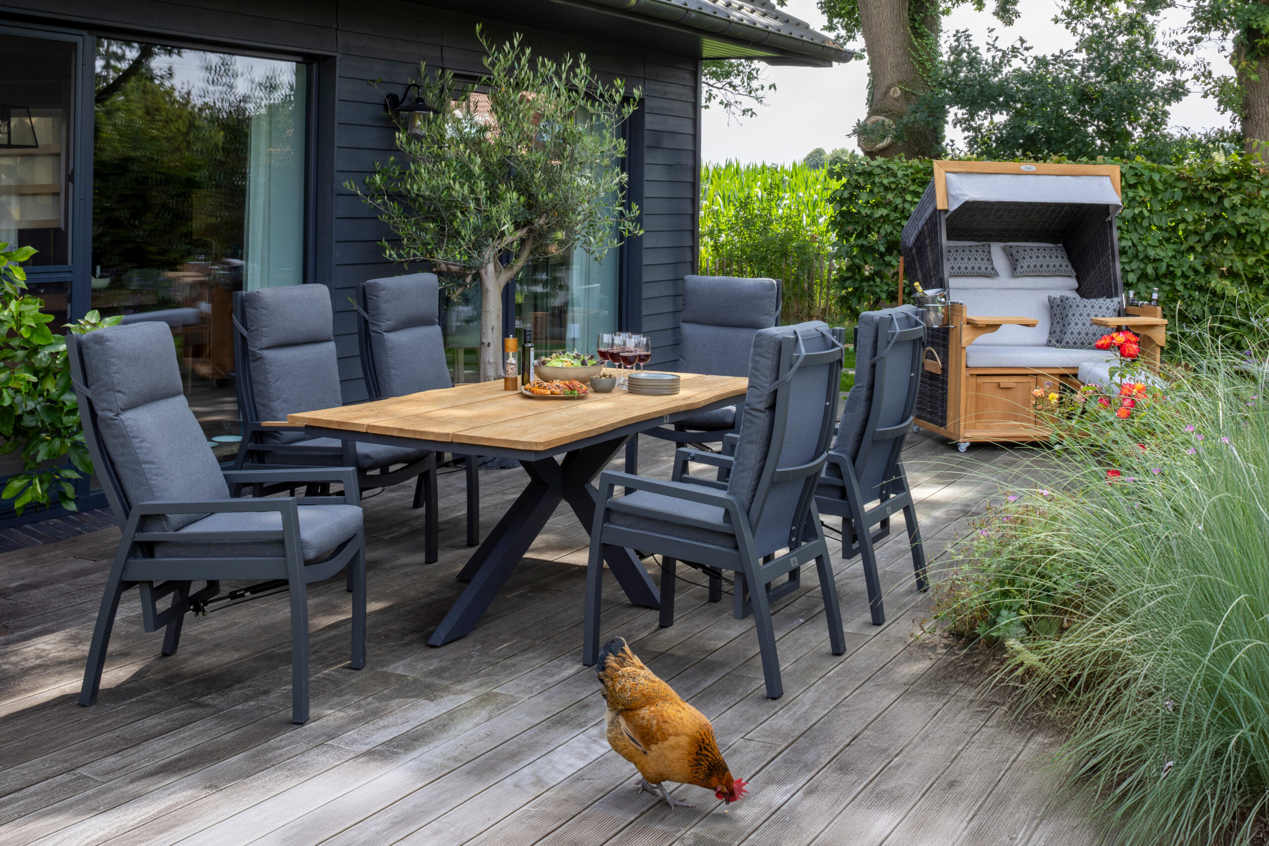 Gartenmöbel kreieren Freiluftwohnzimmer