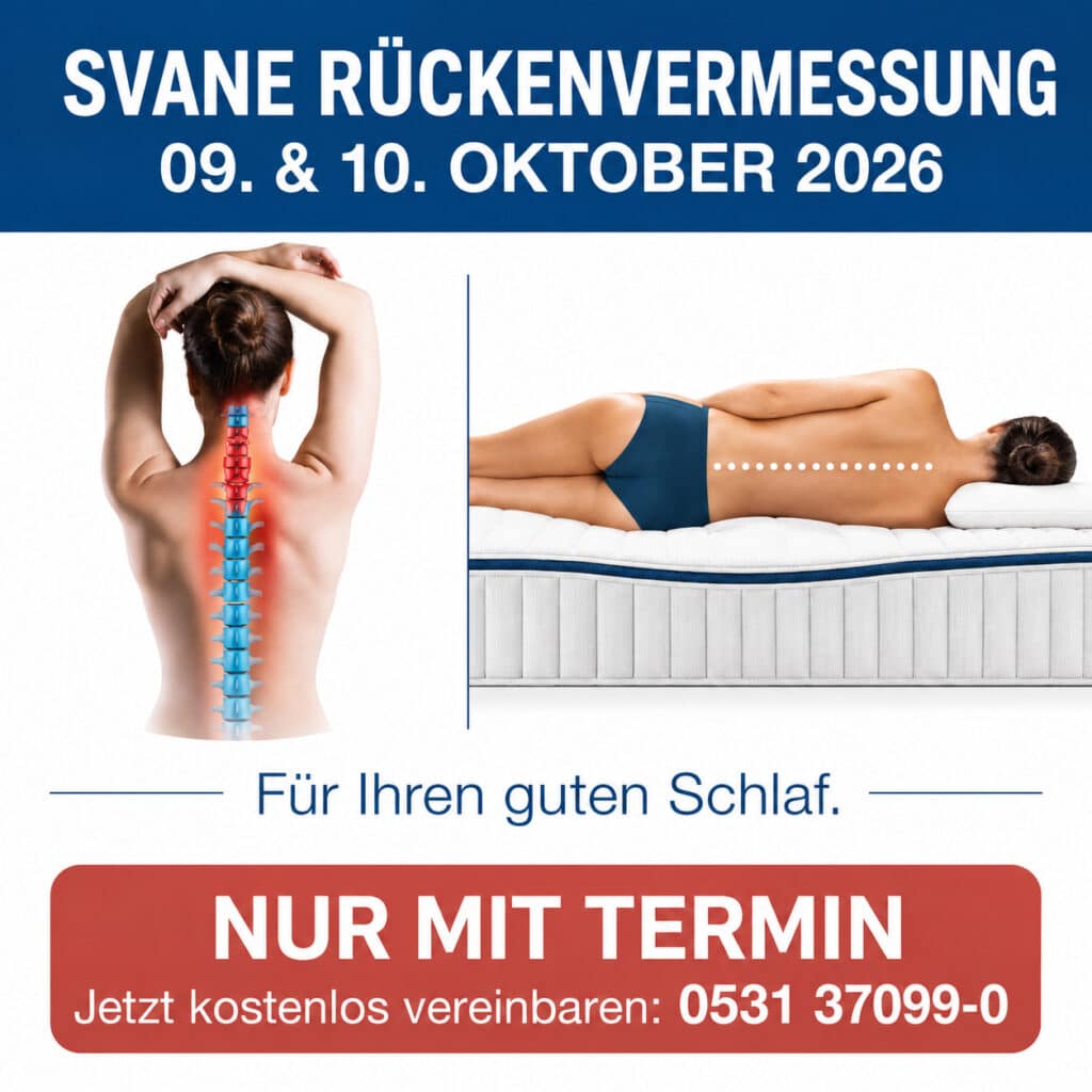 Svane Rückenvermessung bei Möbel Homann